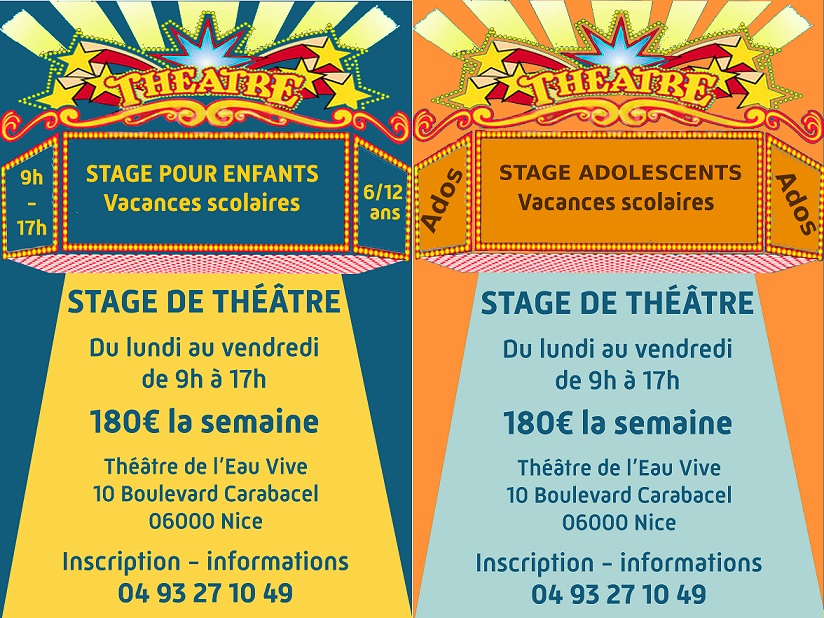 stage-theatre-eau-vive-nice-enfants-ados-vacances-dates-tarifs