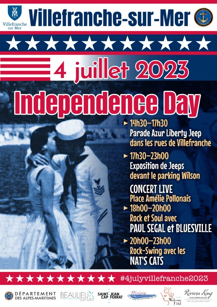 Independence Day à Villefranche-sur-mer mardi 04 juillet 2023