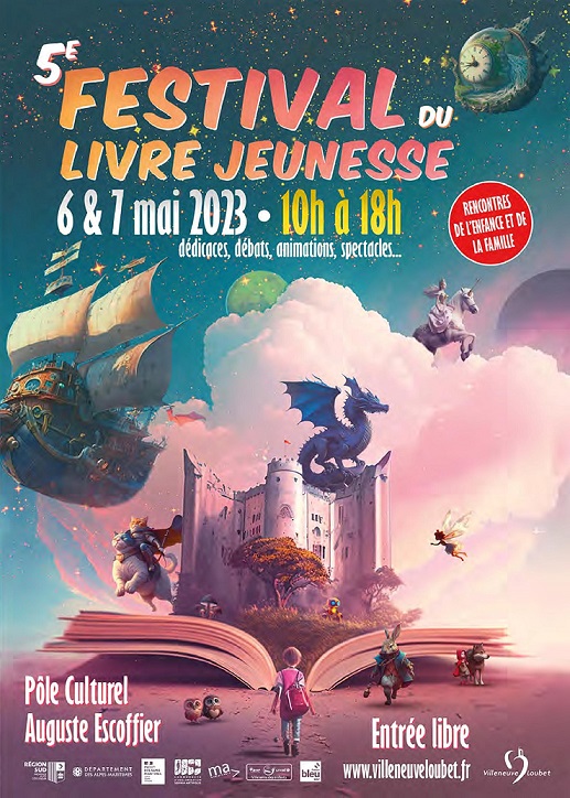 festival-livre-jaunesse-enfants-famille-villeneuve-loubet-dates-horaires-programme