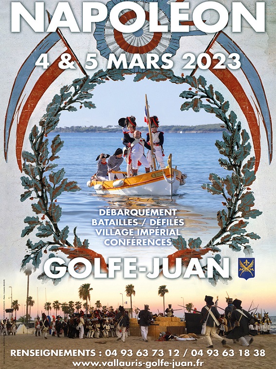 Napoléon à GolfeJuan samedi 04 et dimanche 05 mars 2023 RécréaNice