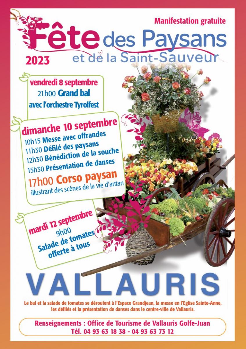 fete-paysans-saint-sauveur-vallauris-programme-horaires-defile-bal-2023