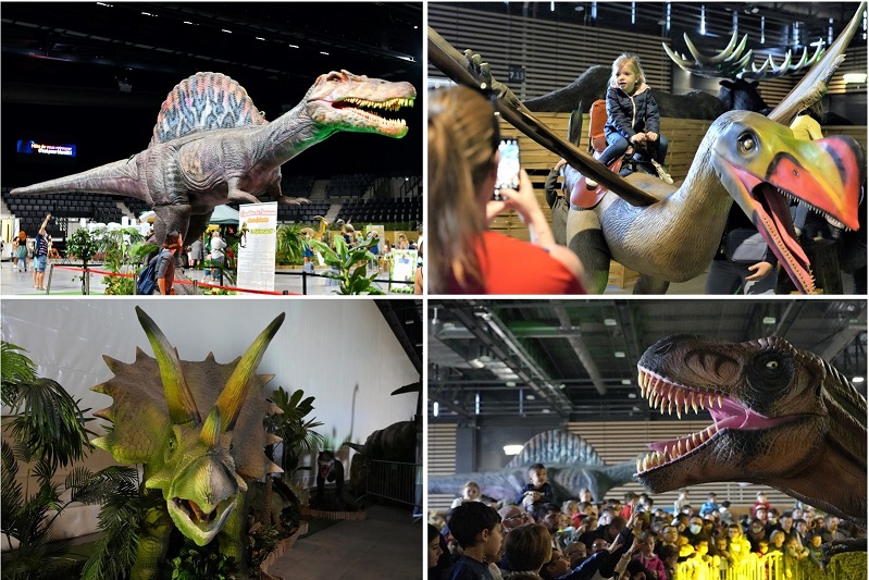 exposition-dinosaures-nice-mandelieu-napoule-dinotronics-interactif-spectacle-robotise