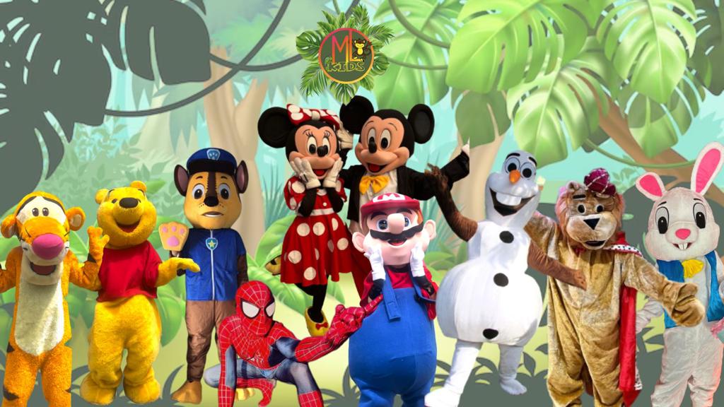 anniversaire-enfant-mascotte-personnages-disney-nice-mix-and-light-salle-privatisee