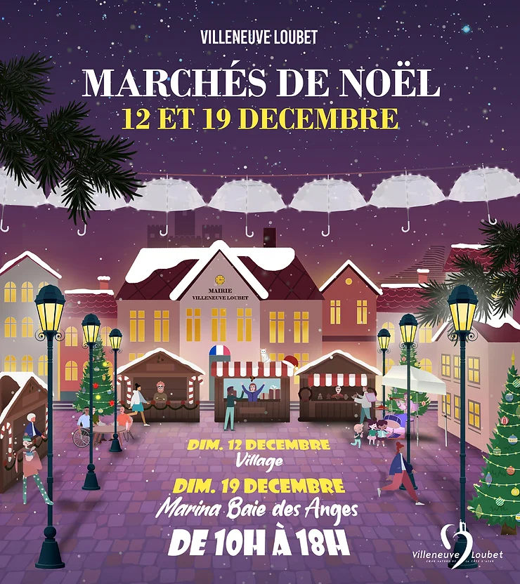 noel-villeneuve-loubet-programme-horaires-dates