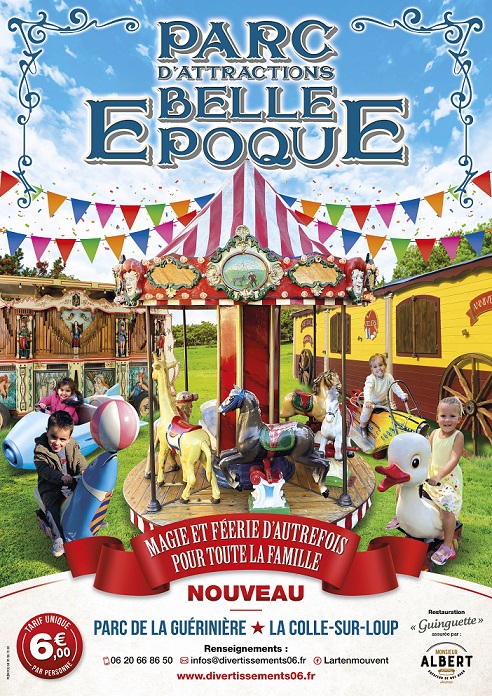 parc-attractions-belle-epoque-gueriniere-colle-sur-loup-maneges-guinguette-enfants-horaires-tarifs