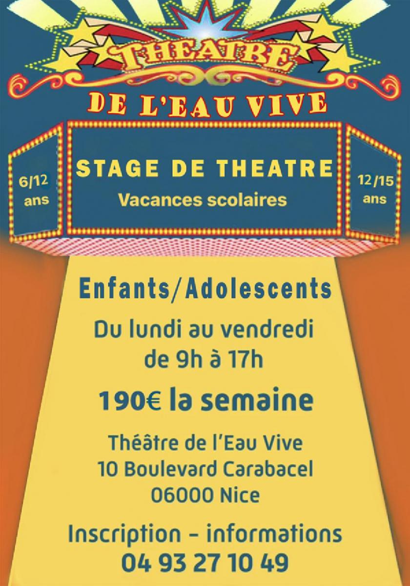 stage-theatre-eau-vive-nice-enfants-ados-vacances-dates-tarifs