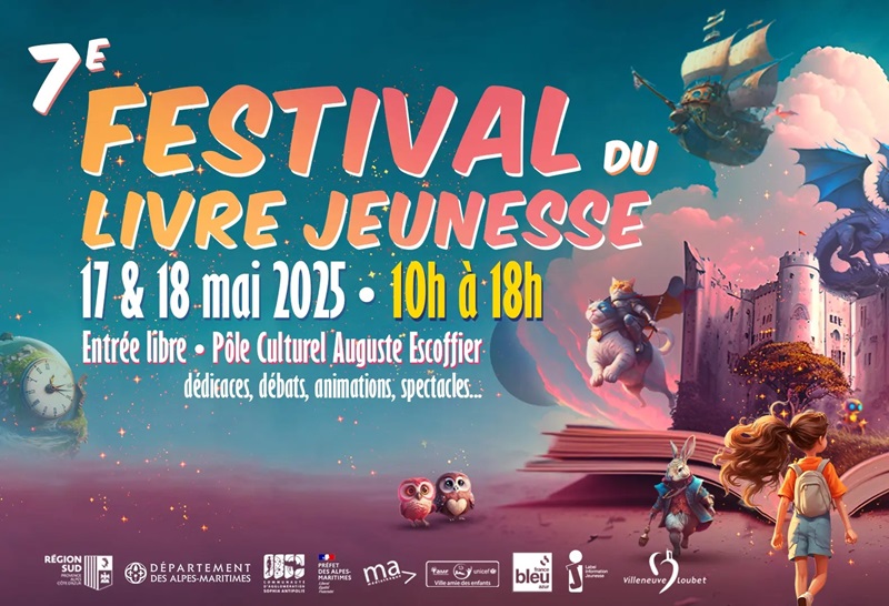 festival-livre-jaunesse-enfants-famille-villeneuve-loubet-dates-horaires-programme