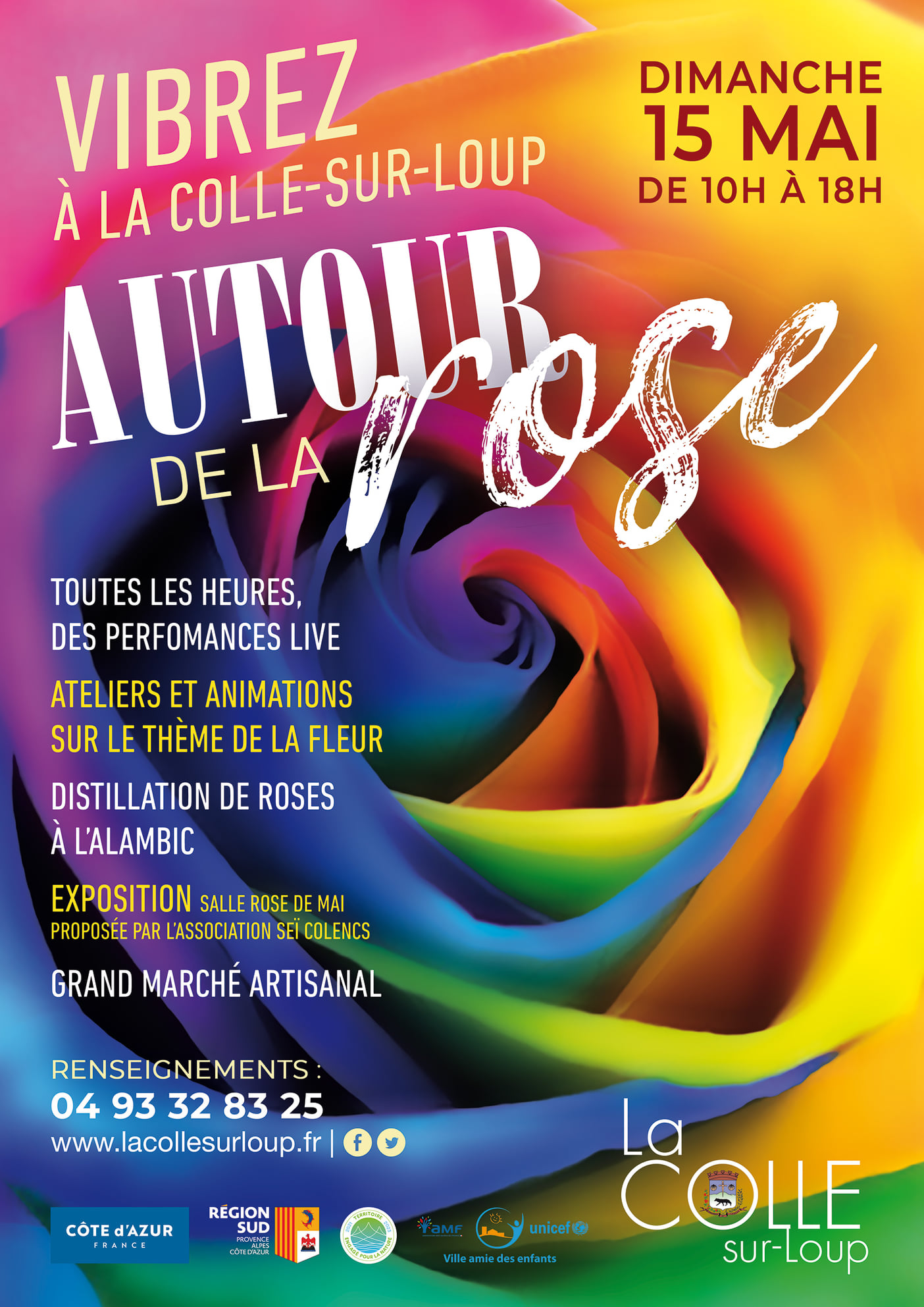 "Autour de la Rose" à La CollesurLoup dimanche 15 mai 2022 RécréaNice