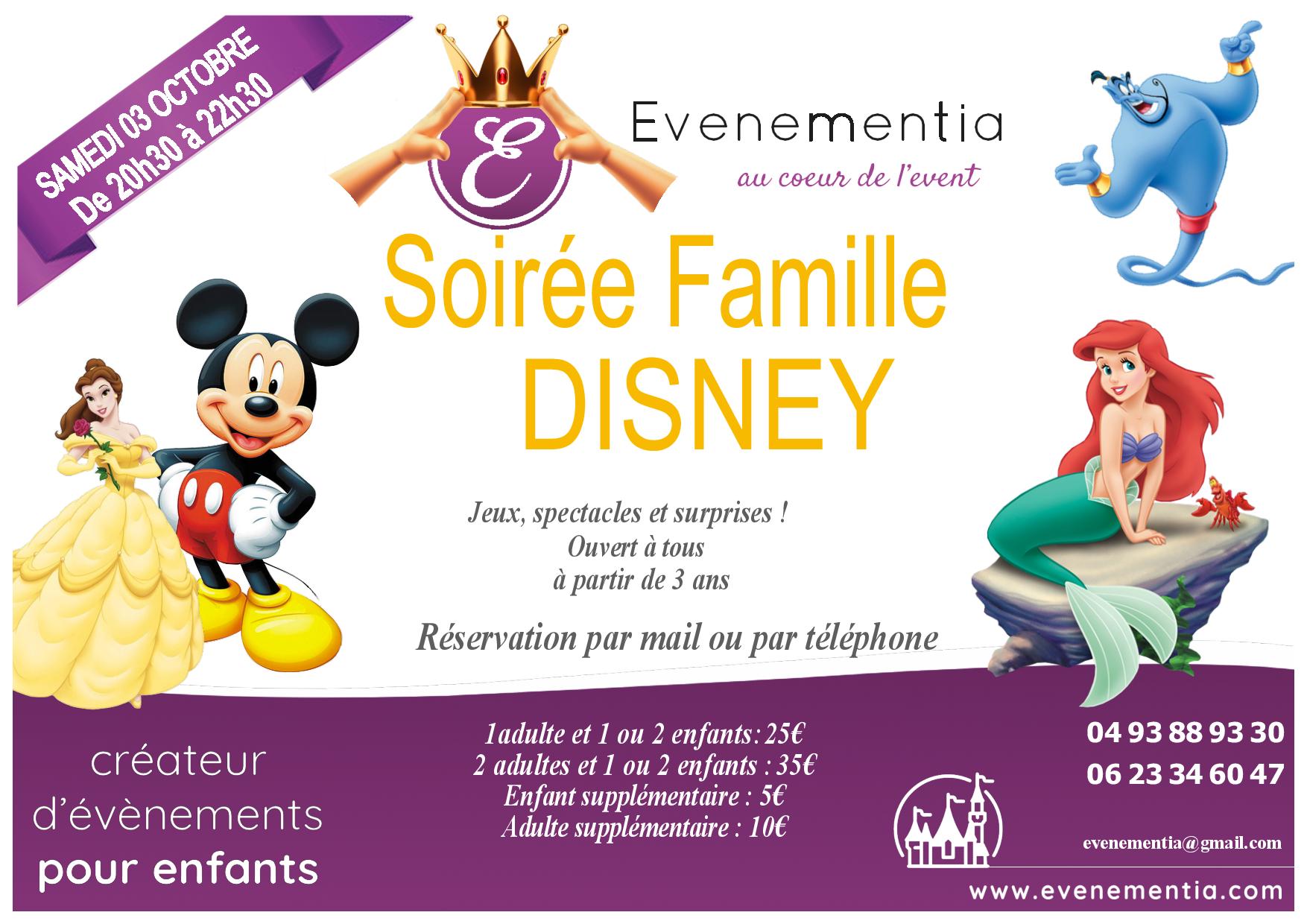 Soirees Famille Chez Evenementia A Nice Recreanice