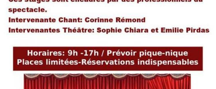 Crée ton spectacle! stage-vacances-theatre-chant-artenciel-nice