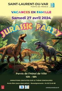 journee-en-famille-saint-laurent-du-var-animations-jurassic-party-2024