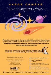 stage-vacances-comete-astronomie-enfants-astrorama-eze