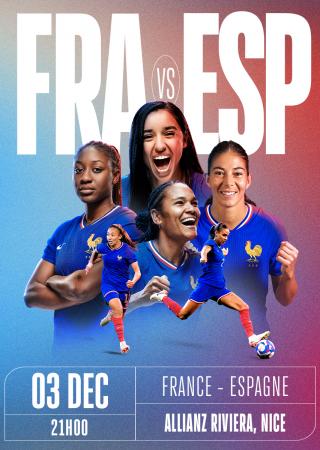 match-france-espagne-foot-feminin-bleues-allianz-riviera