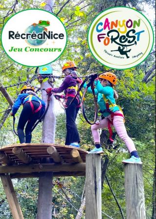 jeu-concours-canyon-forest-parc-aventure-villeneuve-loubet