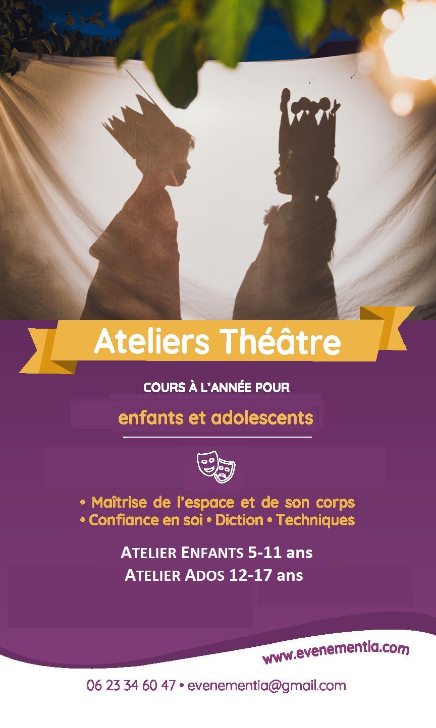 Atelier Theatre Pour Enfants Et Ados Chez Evenementia A Nice Recreanice